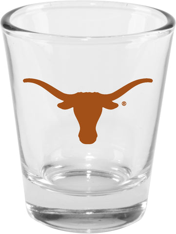 Texas Longhorns 2oz. Clear Logo Shot Glass