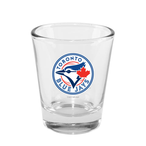 Toronto Blue Jays 2oz. Clear Logo Shot Glass