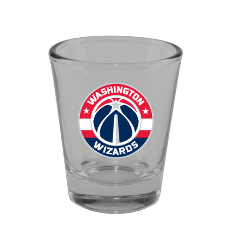 Washington Wizards 2oz. Clear Logo Shot Glass