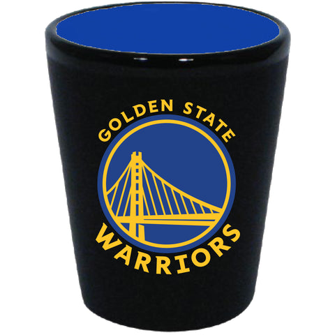 Golden State Warriors 2oz. Matte Black/Inner Color Shot