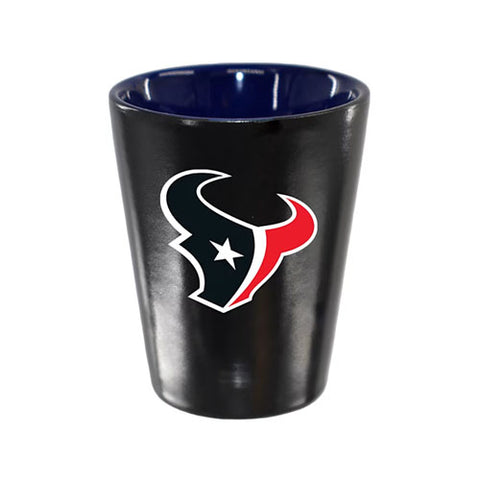 Houston Texans 2oz. Matte Black/Inner Color Shot