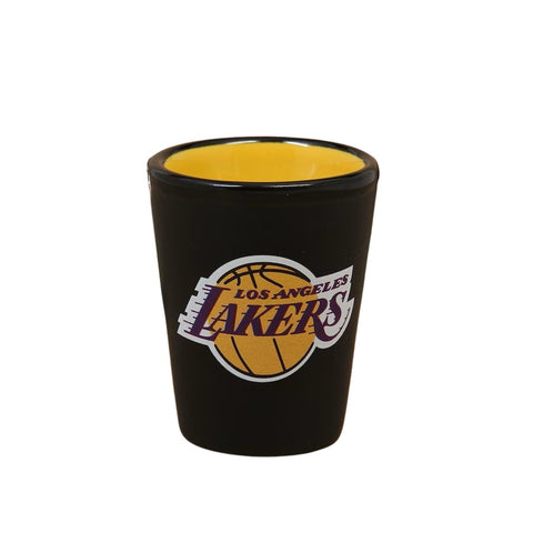 Los Angeles Lakers 2oz. Matte Black/Inner Color Shot