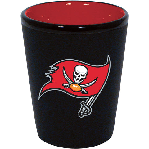 Tampa Bay Buccaneers 2oz. Matte Black/Inner Color Shot