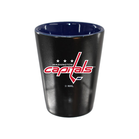 Washington Capitals 2oz. Matte Black/Inner Color Shot