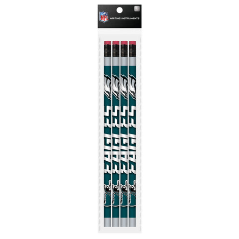 Philadelphia Eagles 4 Pack Wood Pencils
