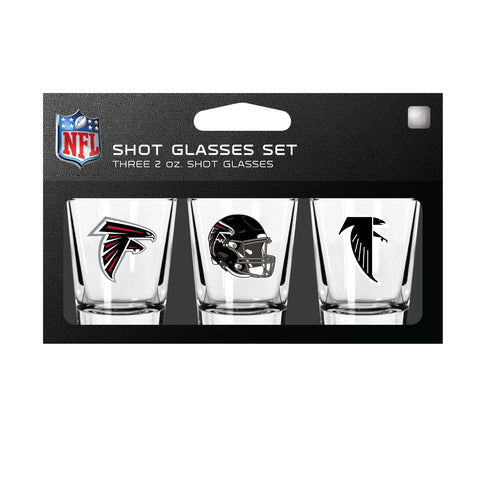 Atlanta Falcons 3pc Shot Glass Set