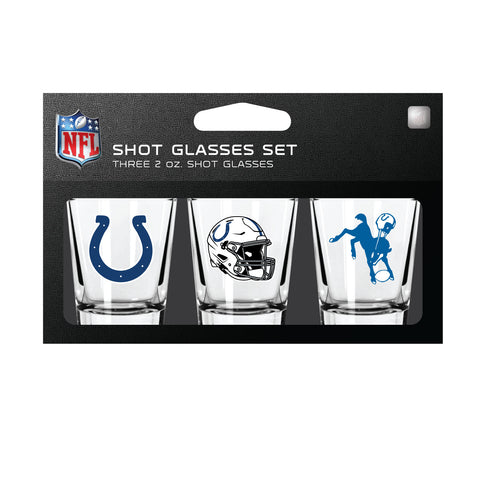 Indianapolis Colts 3pc Shot Glass Set