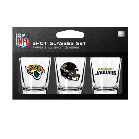 Jacksonville Jaguars 3pc Shot Glass Set