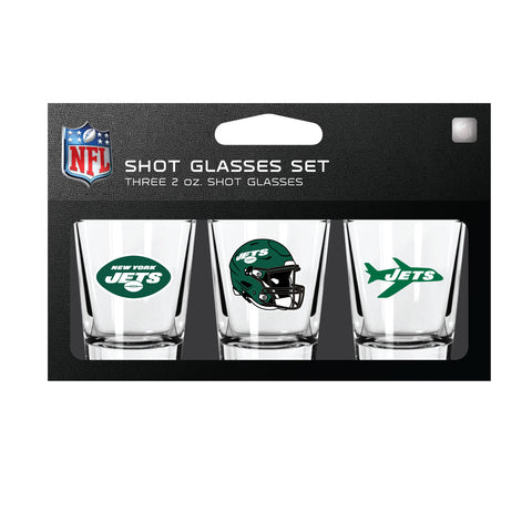 New York Jets 3pc Shot Glass Set