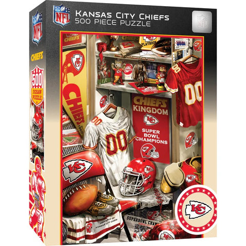 Kansas City Chiefs 500pc Locker Room Puzzle