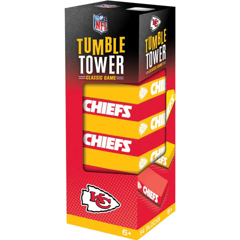 Kansas City Chiefs Tumble Tower Jenga Game