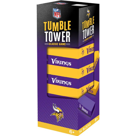 Minnesota Vikings Tumble Tower Jenga Game