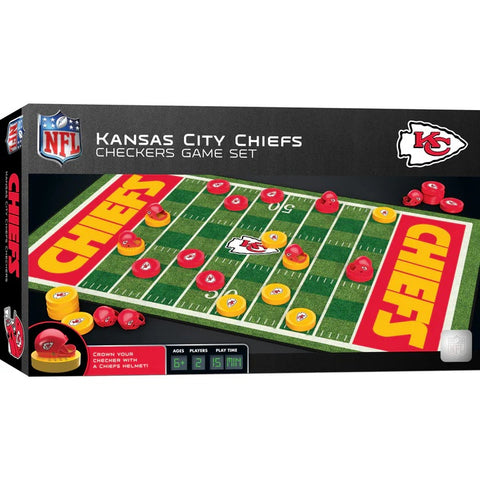 Kansas City Chiefs Checkers Set