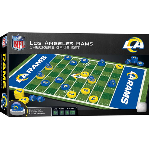 Los Angeles Rams Checkers Set