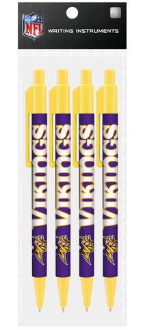 Minnesota Vikings 4 Pack Cool Color Pens