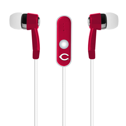 Cincinnati Reds Handsfree Earbuds w/ Microphone