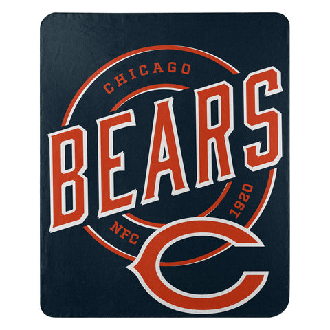 Chicago Bears 50" x 60" Campaign Fleece Throw Blanket