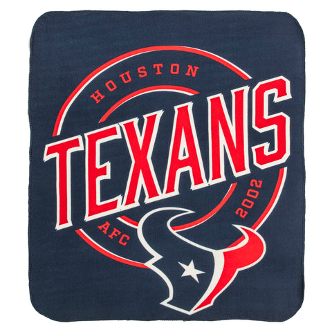 Houston Texans 50" x 60" Campaign Fleece Throw Blanket