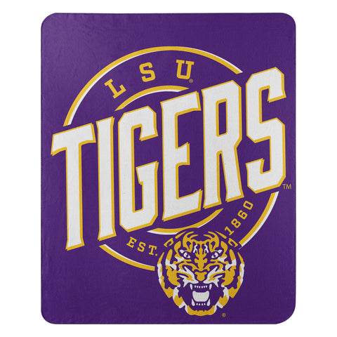 LSU Tigers 50" x 60" Campaign Fleece Throw Blanket