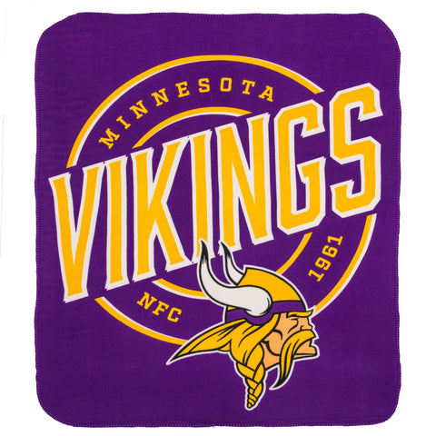 Minnesota Vikings 50" x 60" Campaign Fleece Throw Blanket