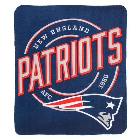 New England Patriots 50" x 60" Campaign Fleece Throw Blanket