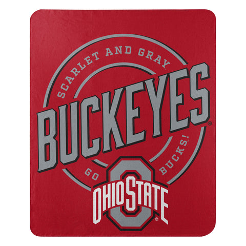 Ohio State Buckeyes 50" x 60" Campaign Fleece Throw Blanket