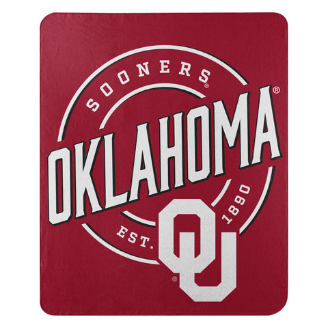 Oklahoma Sooners 50" x 60" Campaign Fleece Throw Blanket
