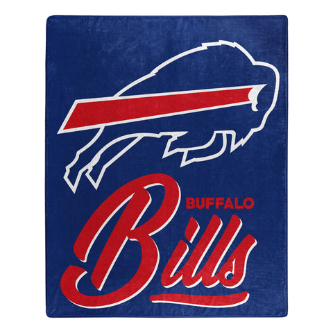 Buffalo Bills 50" x 60" Signature Royal Plush Throw Blanket