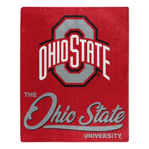 Ohio State Buckeyes 50" x 60" Signature Royal Plush Throw Blanket