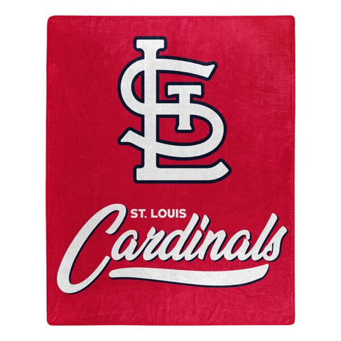 St. Louis Cardinals 50" x 60" Signature Royal Plush Throw Blanket