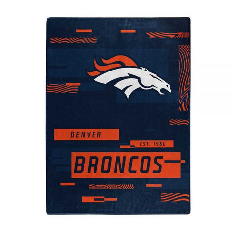 Denver Broncos 60" x 80" Digitize Royal Plush Blanket