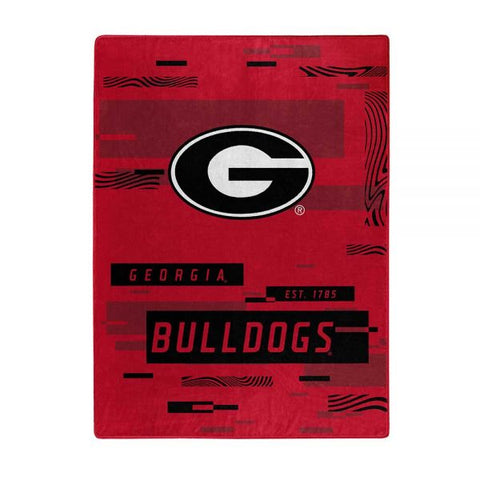 Georgia Bulldogs 60" x 80" Digitize Royal Plush Blanket