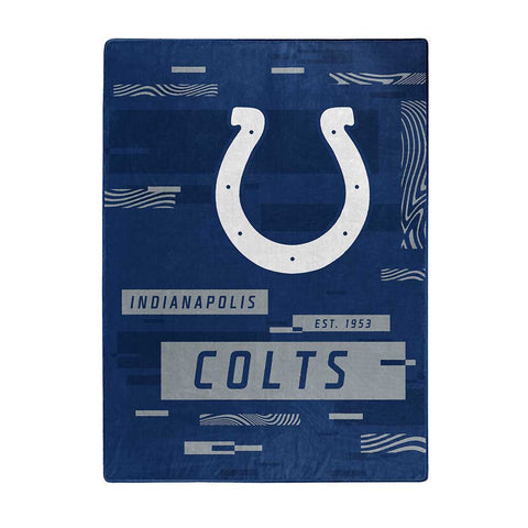 Indianapolis Colts 60" x 80" Digitize Royal Plush Blanket