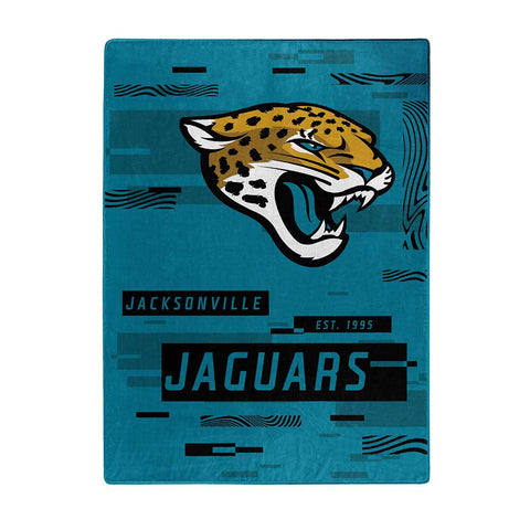 Jacksonville Jaguars 60" x 80" Digitize Royal Plush Blanket