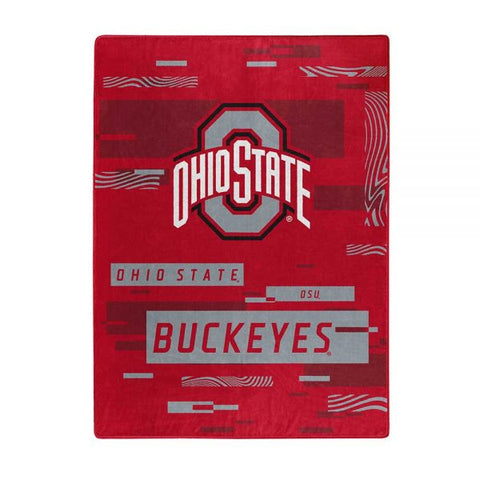 Ohio State Buckeyes 60" x 80" Digitize Royal Plush Blanket