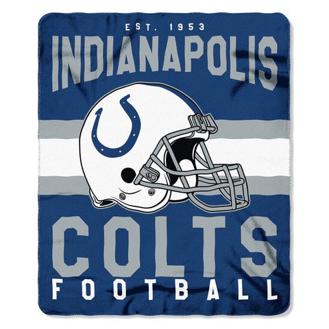 Indianapolis Colts 50" x 60" Singular Fleece Throw Blanket