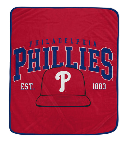 Philadelphia Phillies 50" x 60" Vintage Arch Block Blanket