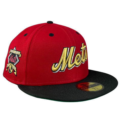 59FIFTY New York Mets Red/Black/Green 1969 World Series Patch