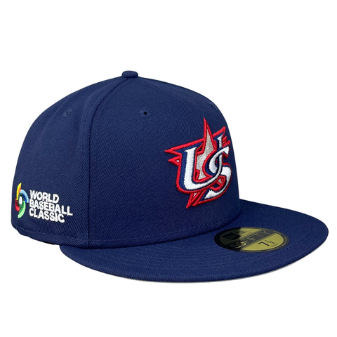 59FIFTY Team USA Navy/Gray World Baseball Classic Logo Patch