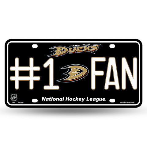 Anaheim Ducks #1 Fan License Plate