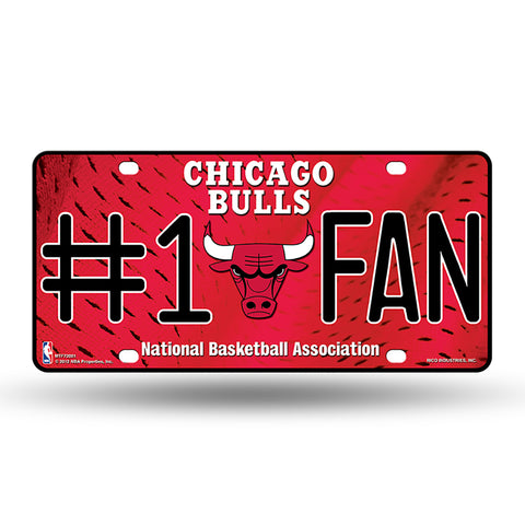 Chicago Bulls #1 Fan License Plate