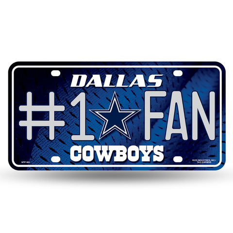 Dallas Cowboys #1 Fan License Plate