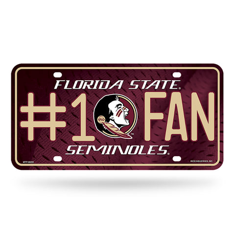 Florida State Seminoles #1 Fan License Plate