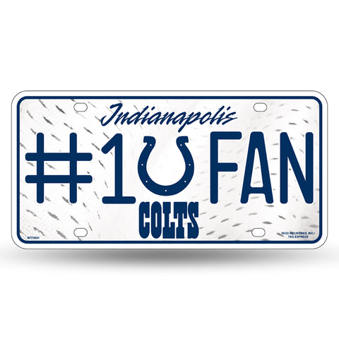 Indianapolis Colts #1 Fan License Plate