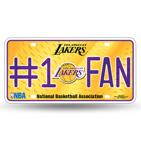 Los Angeles Lakers #1 Fan License Plate