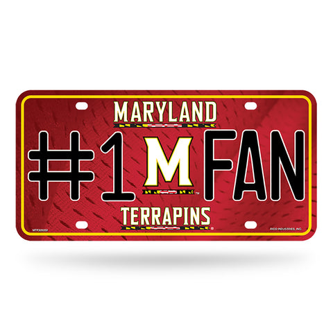 Maryland Terrapins #1 Fan License Plate