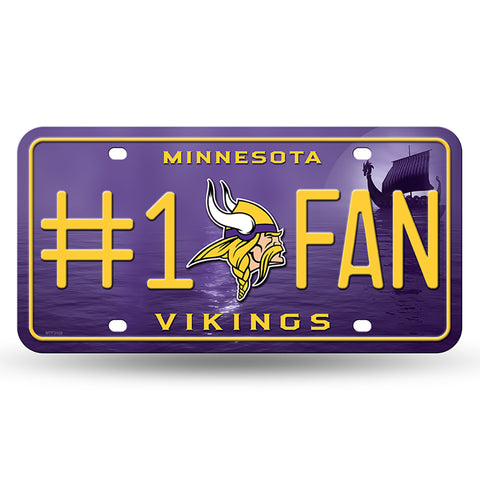 Minnesota Vikings #1 Fan License Plate