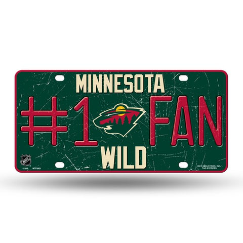 Minnesota Wild #1 Fan License Plate