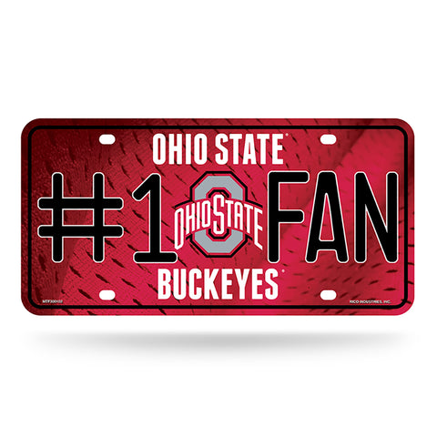 Ohio State Buckeyes #1 Fan License Plate