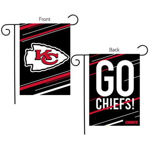 Kansas City Chiefs Slogan Double Sided Garden Flag